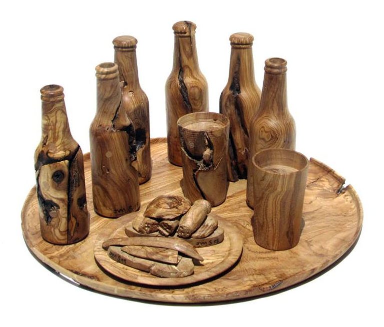 Bandeja de botellines — Woodbar, Javier Salvadores